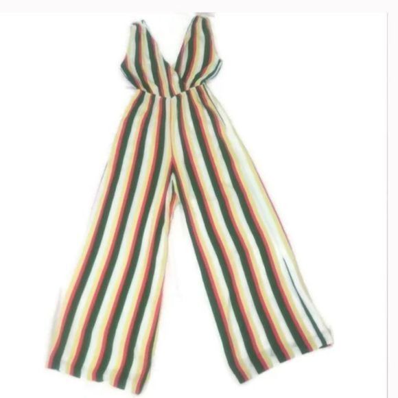 Line & Dot Pants Jumpsuit - Picture 3 of 10